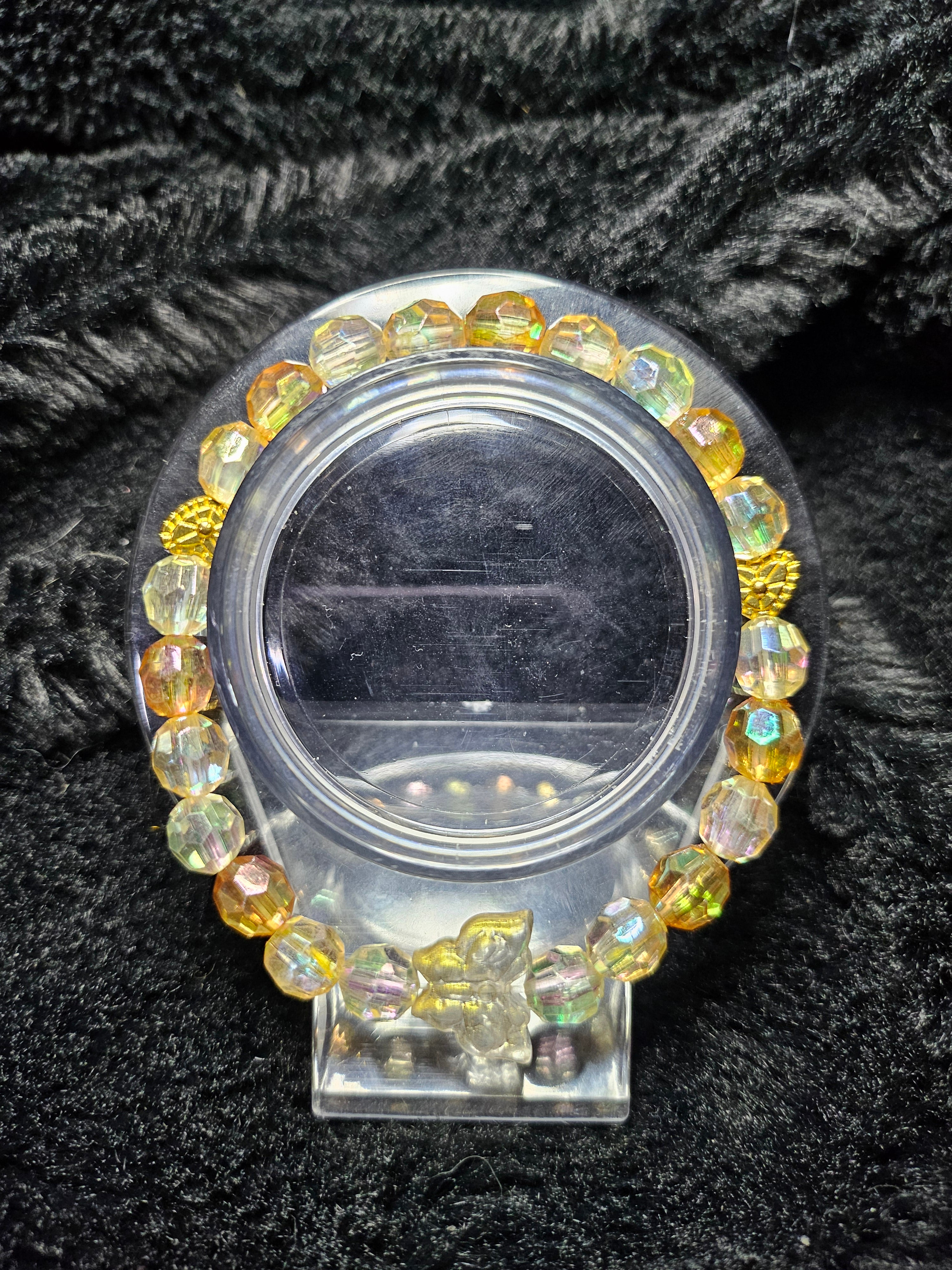 Yellow Butterfly Bracelet